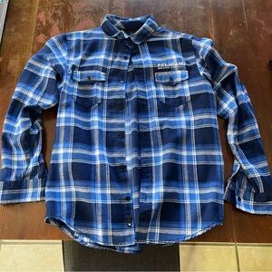 Pelican Brewing (Oregon) long sleeve flannel - SIZE L